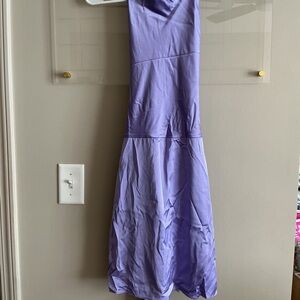 Elegant Purple Mini Dress